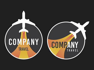 Travel Logo air plane airplane branding company flight illustration logo travel