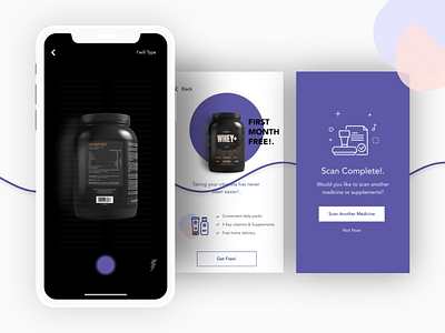 Prodct Scan And Store Ux app doctor medicine organize reminder scan schedule ui ux