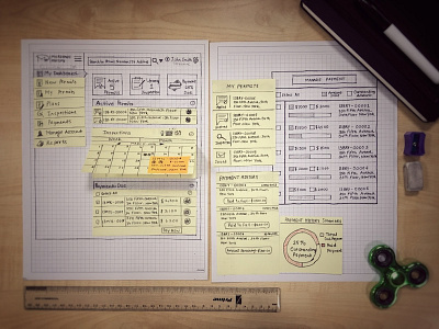 Sketching Interactions concept sketch hand drawn low fi sticky notes ux tools webapp