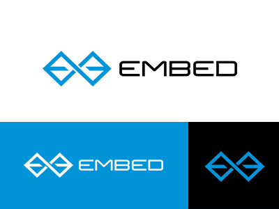 EMBED blue identity infinity logo logoworks minimal realestate
