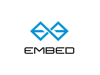 EMBED blue identity infinity logo logoworks minimal realestate