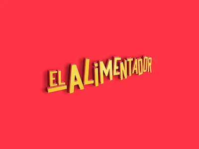 El Alimentador branding food logo truck