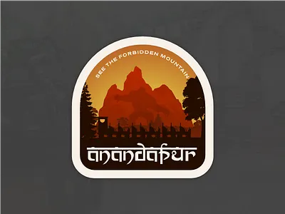 Animal Kingdom Badge – Anandapur anandapur animal kingdom asia disney disneys animal kingdom everest expedition everest yeti