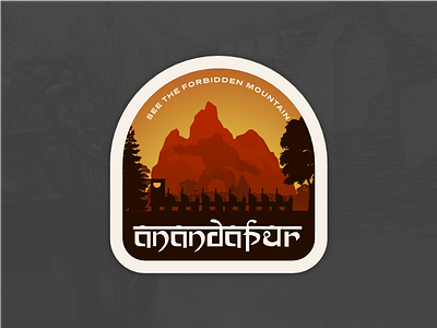 Animal Kingdom Badge – Anandapur anandapur animal kingdom asia disney disneys animal kingdom everest expedition everest yeti