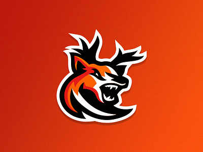 Deer Mascot Logo branding deer esport identity illustrator logo malmoo mascot photoshop sport