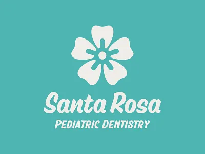 SR Pediatric Dentistry clever logo dentist design flower hawaii illustration logo logotype mark negative space teeth tooth