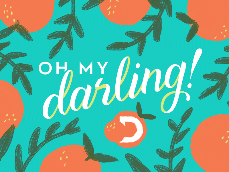 Oh My Darling Clementine clementines illustration ohmydarling