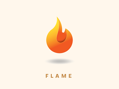 Flame design logo