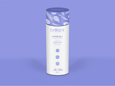 Brilliant - Packaging design bath bombs crystal lavender packaging pine salt salt crystal shampoo wash