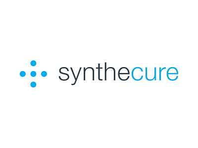 Synthecure Logo brand branding design identity logo medical minimal minimalism simple