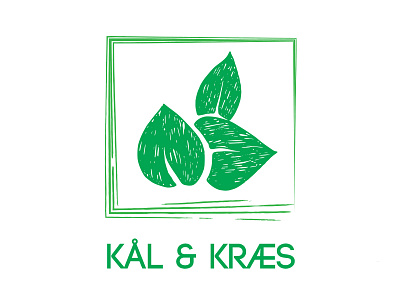 Leaf logo green healthy food leaf salad bar