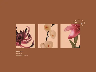 Flowers Brand branding flowers identity