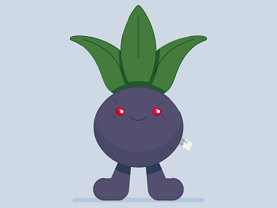 Plush Oddish astute graphics illustrator oddish pokemon vector