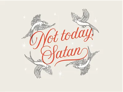 Aw hell naw bird illustration sketch vector