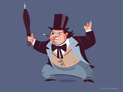 The Penguin Redux batman batman the animates series character design illustration the penguin