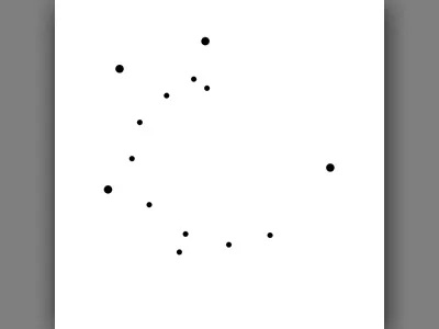 Abstract Clock Point 3 abstract clock composition design illustration minimal point