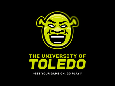 Toledo's New Mascot brand college logo mascot shrek toledo