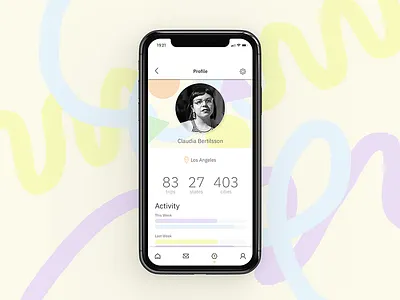User Profile daily ui profile ui user ux