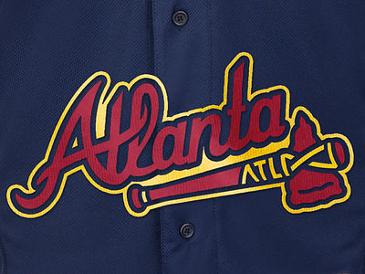 Atlanta Braves Script atl baseball mlb nl