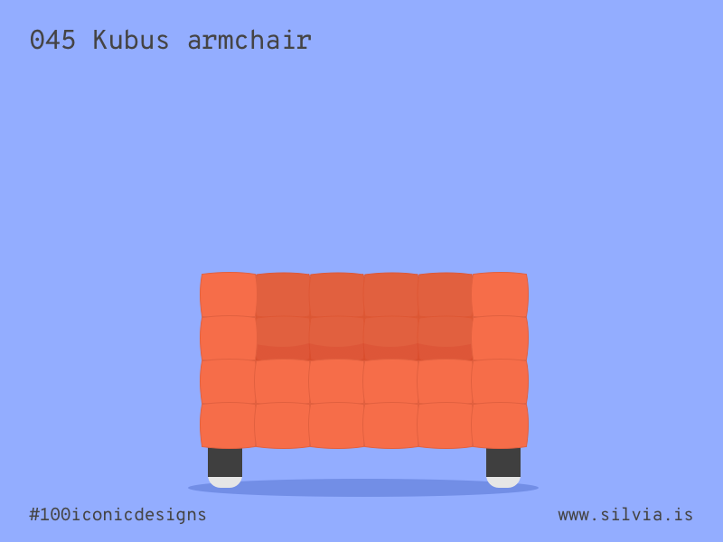 Example of 045 Kubus Armchair