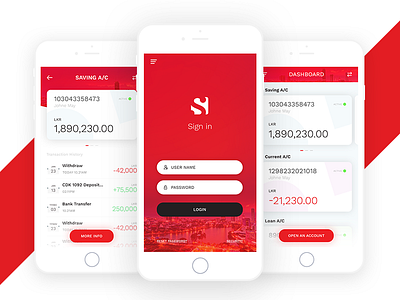 Banking App app design creative ios iphone minimal modern photoshop shopping cart ui ux