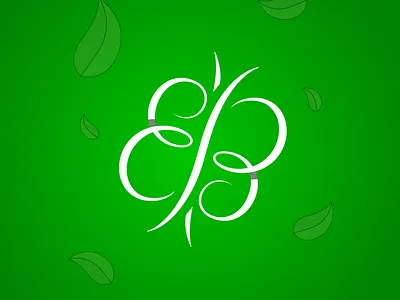 Letter B ambigram lettering monogram