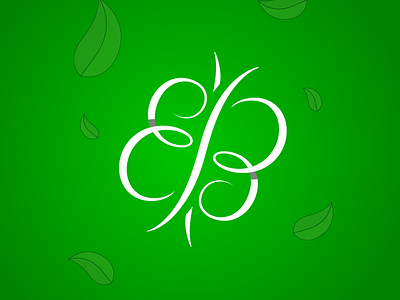 Letter B ambigram lettering monogram