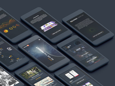 Around25 graphic design mobile design