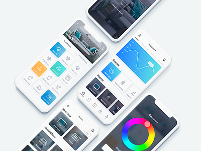 HomeSet - Home automation app concept app automation design homekit interface mobile ui ux