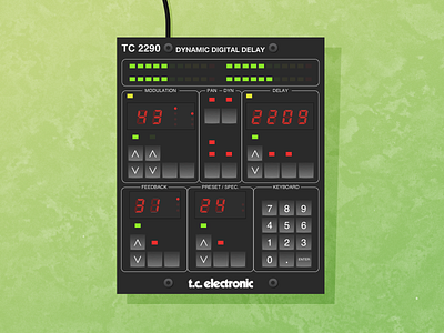 TC 2290-DT Delay Interface audio controller daw delay hardware plugin