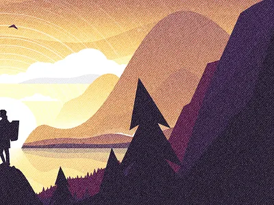 Adventure - Illustration adventure forest illustration river water woods