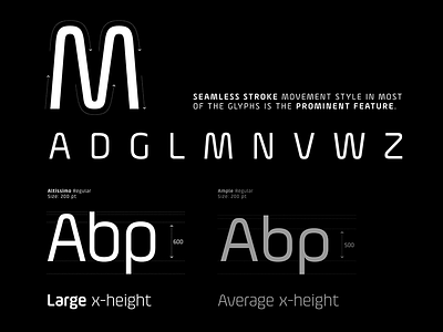 Altissimo - A display type family display typeface font type design typeface