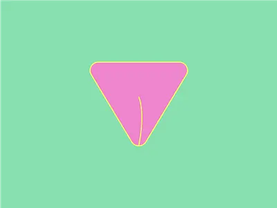 V is for vagina 36daysoftype color illustration lettering minimal typography vagina vector