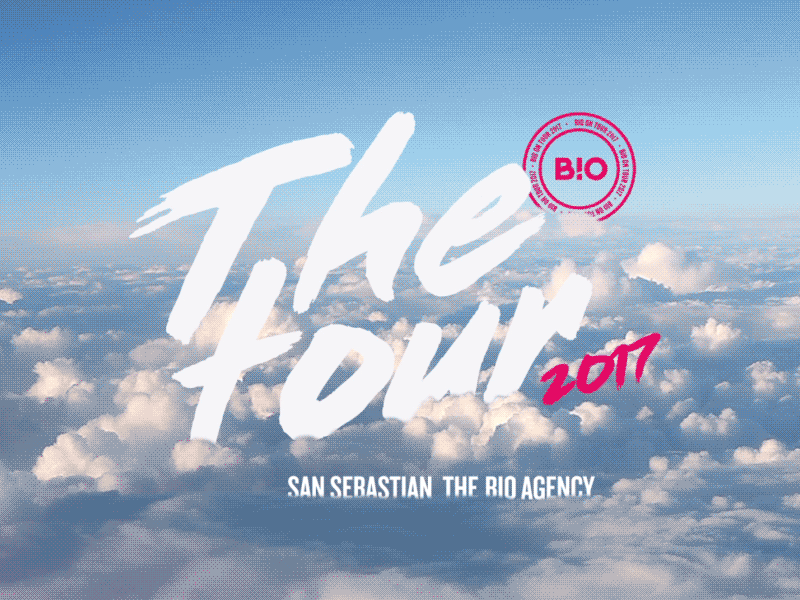 The Tour agency animation bio cloud flying sky tour