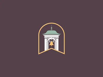 First Baptist Church - Secondary baptist bell bell tower brand branding church branding church logo logo