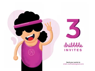 3 Dribbble invites