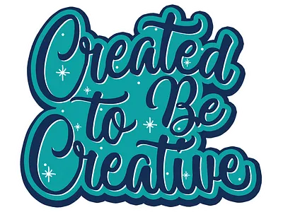 Created to Be Creative Sticker creative sticker