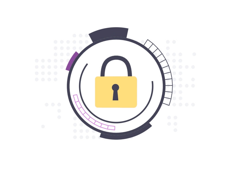 Data Protection client 3d animation explainer flat design vector video