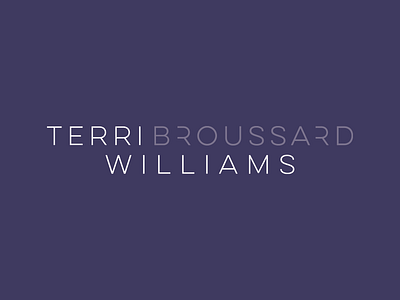 Terri Broussard Williams brand design brand design branding logo logo design visual identity