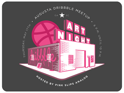 Augusta Dribbble Meetup dribbble illustration logo meetup network south southeast