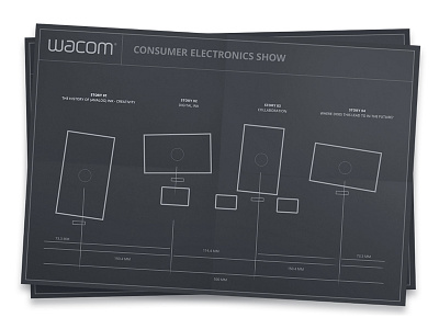 Wireframes for Wacom