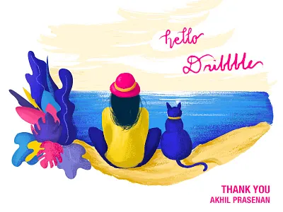 Me and My Cat illustration