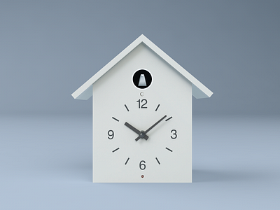 MUJI Clock c4d japan muji phtotshop