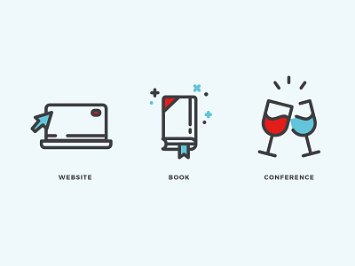 Icons For Website blue book icons light red web website wine