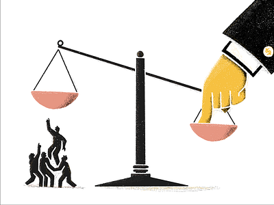 Equality 2d graphic illustration magazine print shape texture