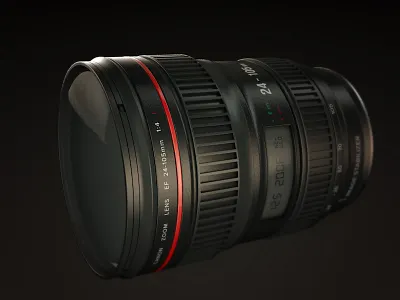 Canon Lens art brass c4d charlieparker chrome design render shiny trumpet