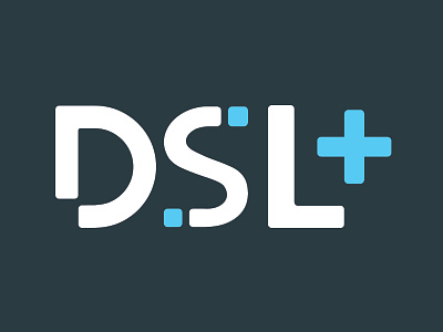 Dsl Plus dsl illustrator internet logo minimal