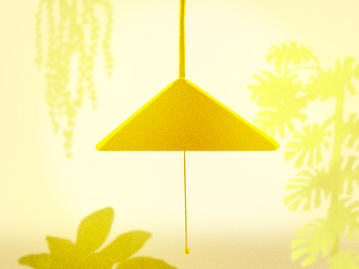 Morning mood color design drawing graphic green illustration light plants yellow