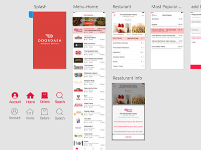 DoorDash (2017) digital production graphic design ui ux