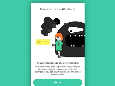 Please turn on notifications! keybase loader the girl with the key